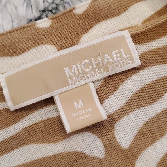 Fun inside out Michael Kors zebra cardigan - Picture 4 of 8